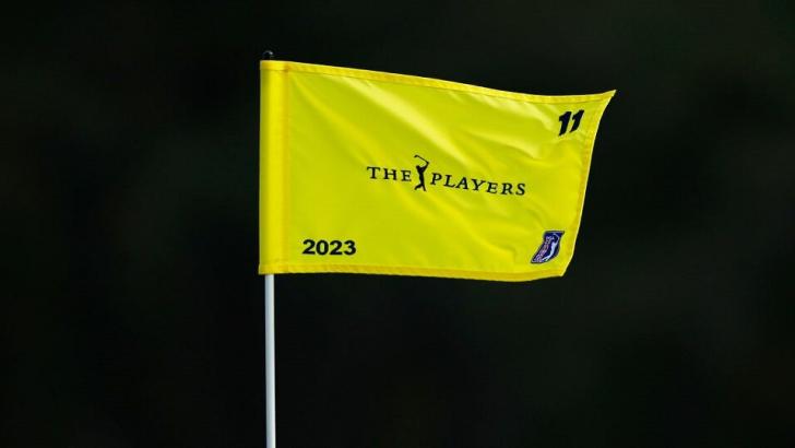 11th hole flag at Sawgrass for Players Championship 2023